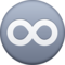 Infinity emoji on Facebook